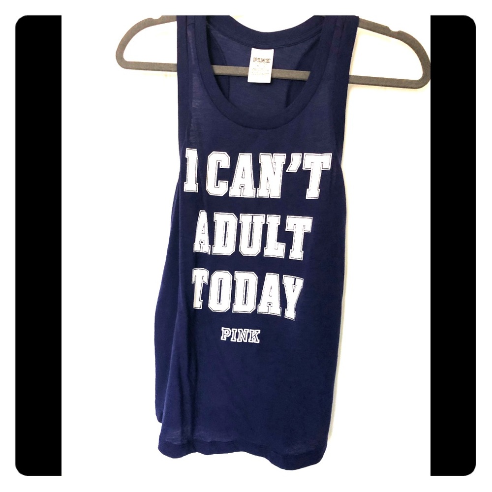 VIctoria Secret PINK Cant Adult Purple Tank